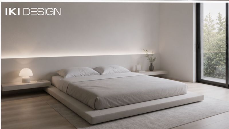 Phòng ngủ Duplex phong cách tối giản Phòng ngủ Duplex phong cách tối giản