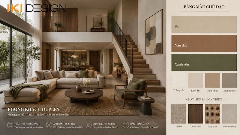 Bảng màu xu hướng thiết kế Duplex 2026