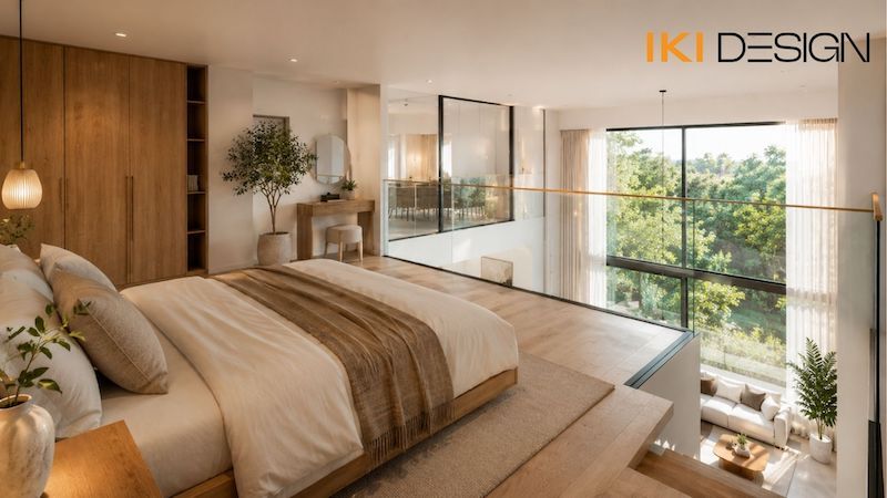 Phòng ngủ tầng trên căn hộ Duplex 1 phòng ngủ Phòng ngủ tầng trên căn hộ Duplex 1 phòng ngủ