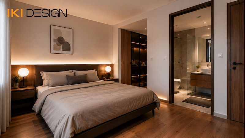 Phòng ngủ chính căn hộ Duplex 2 phòng ngủ Phòng ngủ chính căn hộ Duplex 2 phòng ngủ