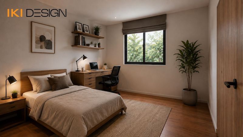 Phòng ngủ phụ căn hộ Duplex 2 phòng ngủ Phòng ngủ phụ căn hộ Duplex 2 phòng ngủ