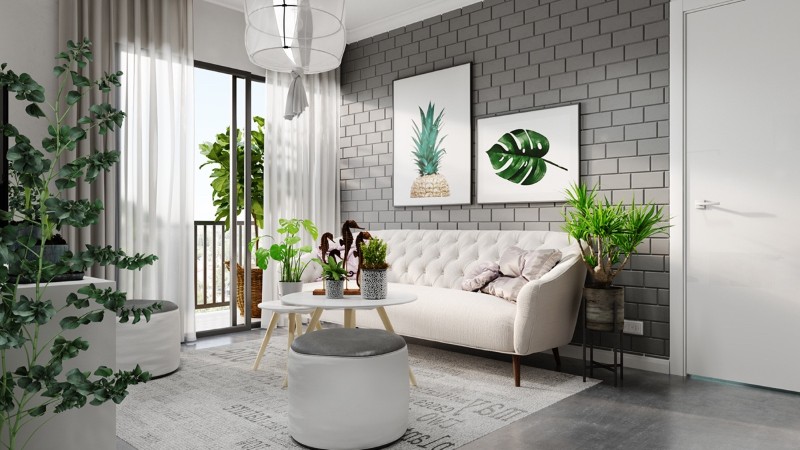 Mẫu thiết kế căn hộ 35m2 theo phong cách nội thất