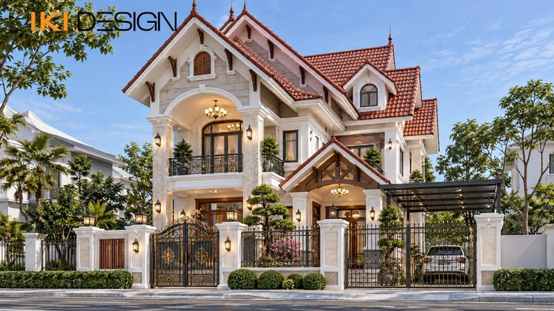 Mẫu nhà 8x10m mái Thái