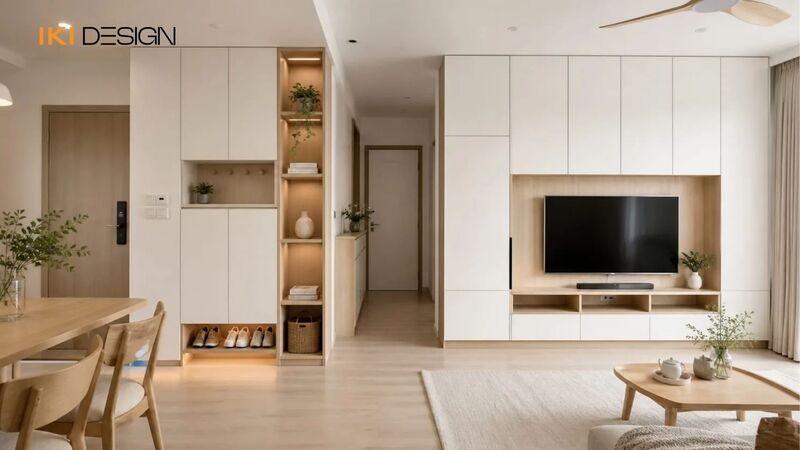 Nội thất chung cư 100m2 phong cách Scandinavian