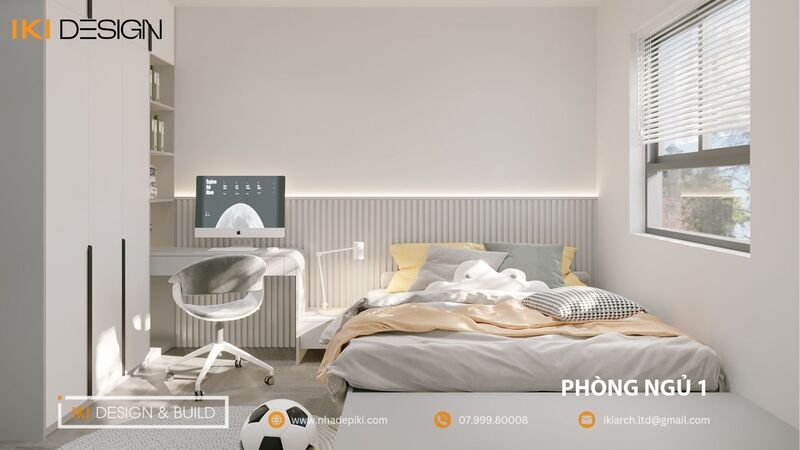 Phòng ngủ 1 căn hộ CT2 VCN 