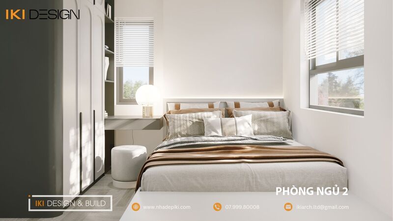 Phòng ngủ 2 căn hộ CT2 VCN 