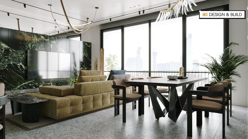 Mẫu căn hộ 120m² 3 phòng ngủ