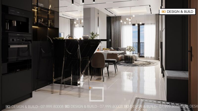 Mẫu căn hộ 85m² 3 phòng ngủ