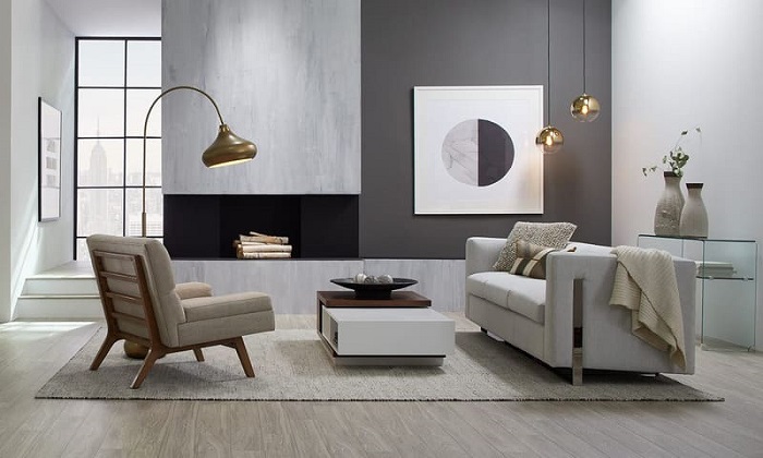 Thiết kế nội thất chung cư 70m2 phong cách Contemporary