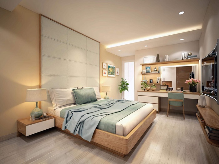 Thiết kế căn hộ 70m2 1PN + phòng làm việc