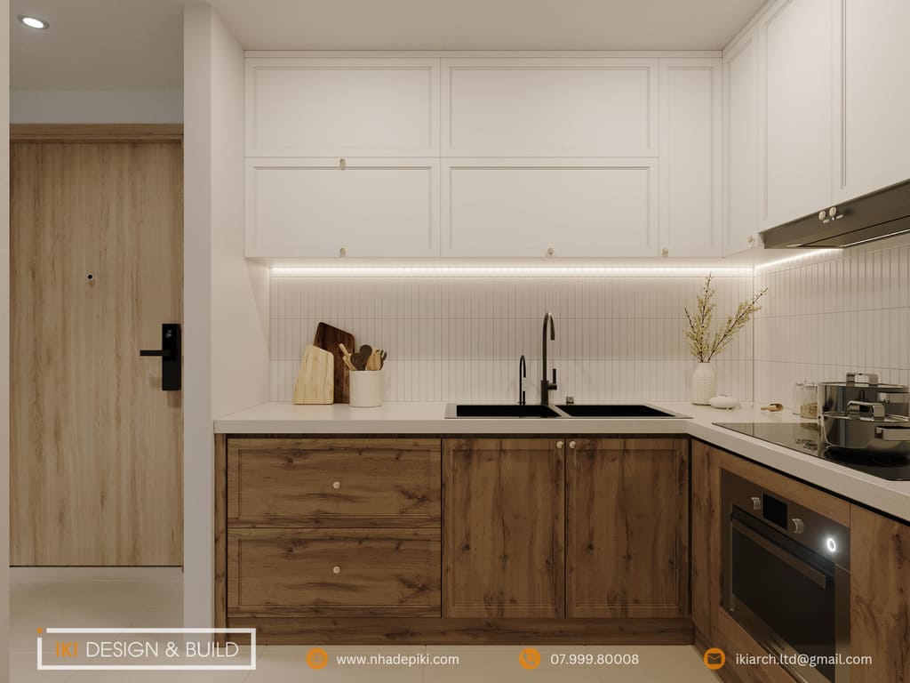Thiết kế hốc tường âm và kệ lưu trữ thông minh