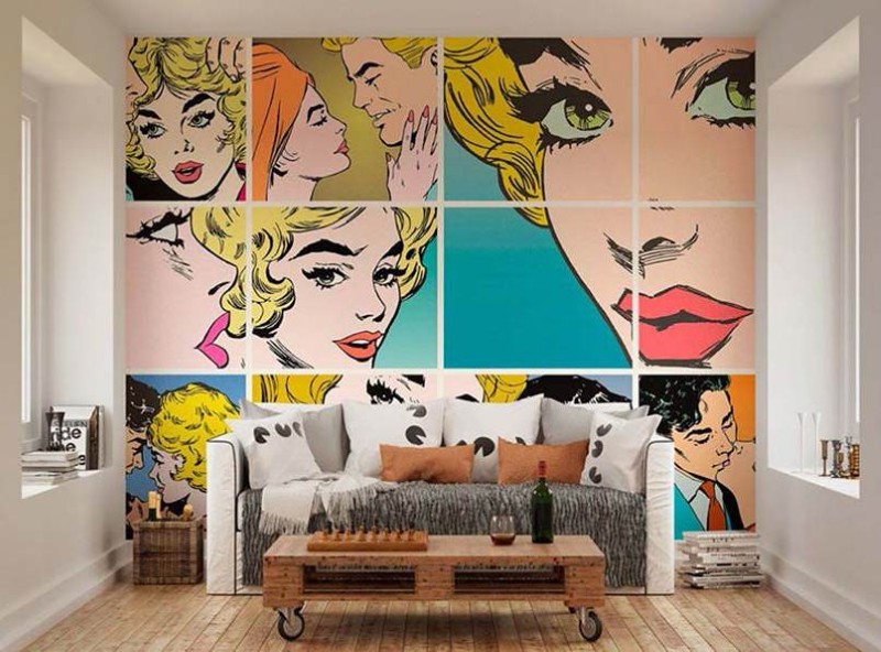 Hình ảnh nhận điện của phong cách Pop Art trong nội thất Hình ảnh nhận điện của phong cách Pop Art trong nội thất