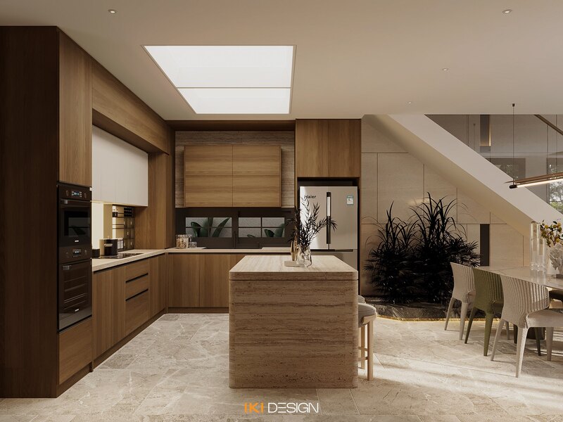 Phòng khách Sofies Villa dự án biệt thự phong cách đương đại từ IKI Design Phòng khách Sofies Villa dự án biệt thự phong cách đương đại từ IKI Design
