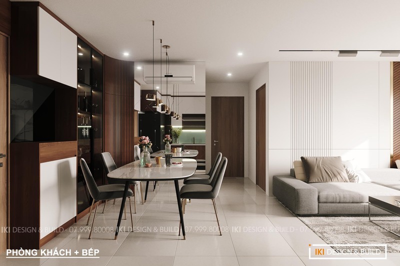 Bếp và phòng ăn đương đại Bếp và phòng ăn đương đại