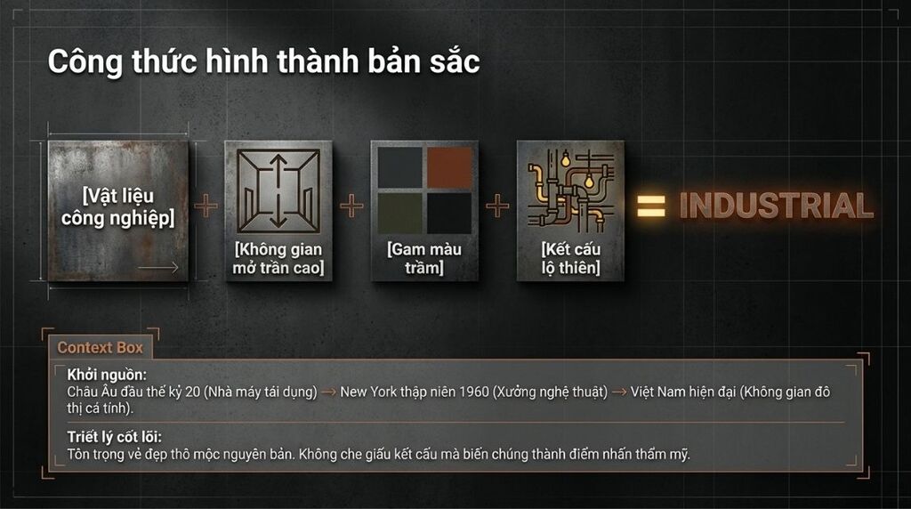 Phong cách nội thất Industrial là gì? Nguồn gốc và sự trỗi dậy Phong cách nội thất Industrial là gì? Nguồn gốc và sự trỗi dậy