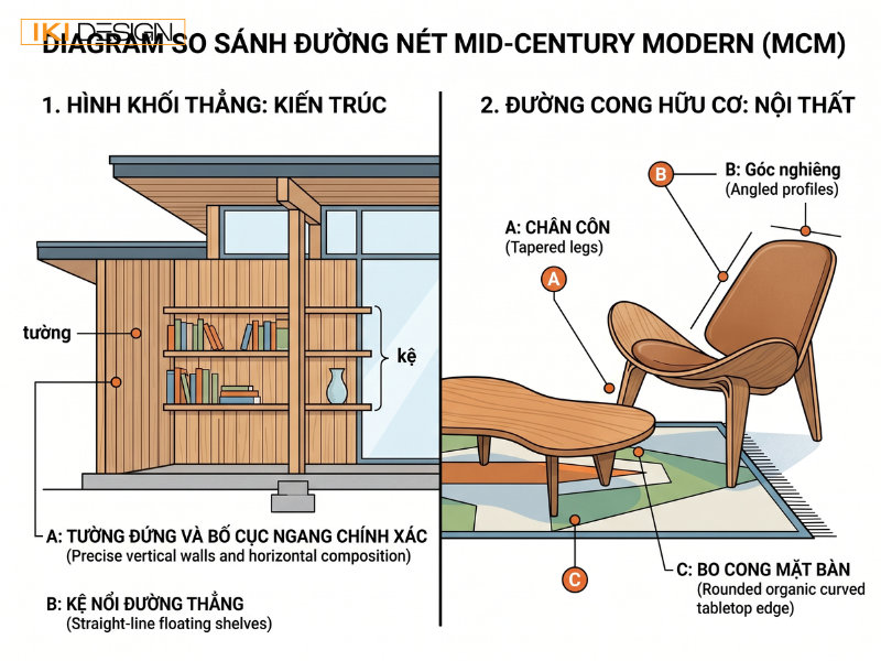 Thiết kế MCM kết hợp hình khối mạnh mẽ và đường cong hữu cơ, mang lại vẻ đẹp tinh tế, chuẩn nhân trắc học