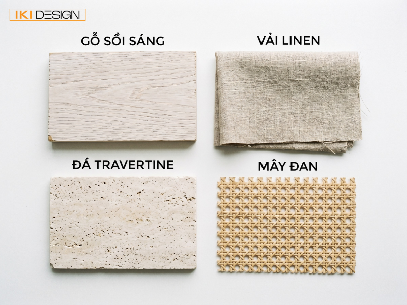 Nội thất Hàn Quốc kết hợp vật liệu tự nhiên và hiện đại tạo nên chiều sâu thị giác đầy tinh tế
