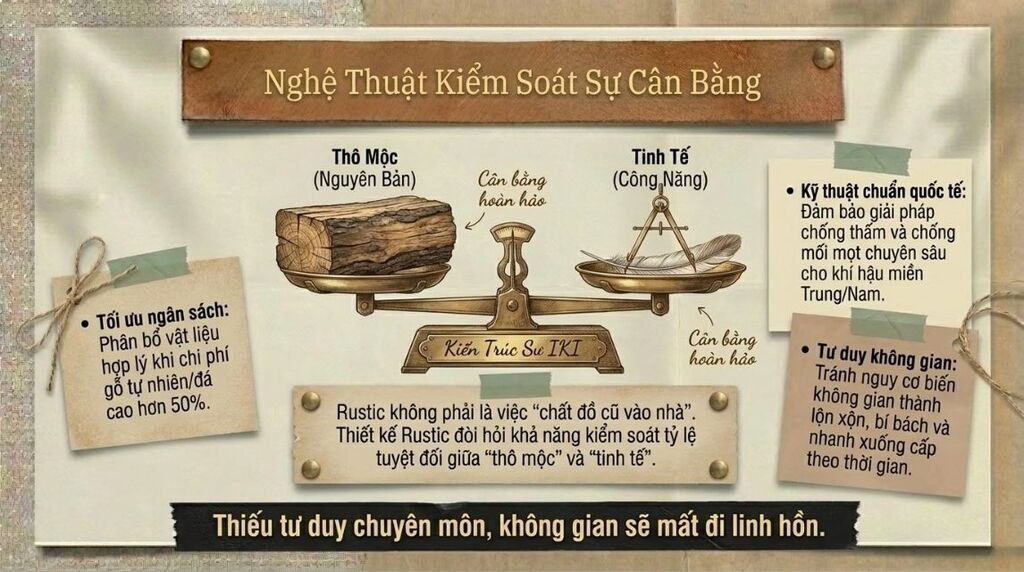 Chi phí thiết kế và thi công nội thất Rustic Chi phí thiết kế và thi công nội thất Rustic