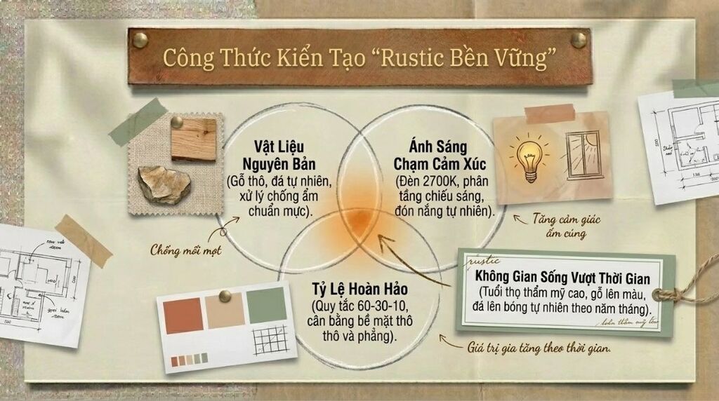 Kinh nghiệm và lưu ý khi thiết kế nội thất Rustic Kinh nghiệm và lưu ý khi thiết kế nội thất Rustic