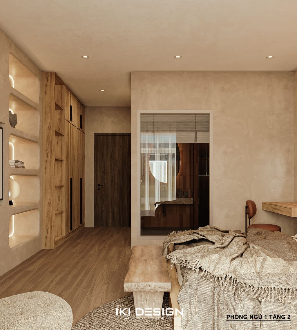 Phòng ngủ phong cách nội thất Rustic trong dự án RUSTIC MODERN INTERIOR Phòng ngủ phong cách nội thất Rustic trong dự án RUSTIC MODERN INTERIOR