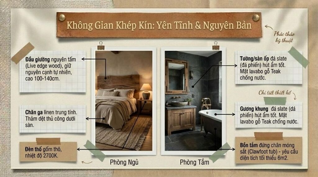 Phòng ngủ phong cách nội thất Rustic Phòng ngủ phong cách nội thất Rustic