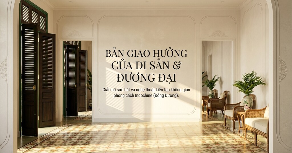 30+ Mẫu phong cách thiết kế Indochine tinh tế, đẹp & sang trọng