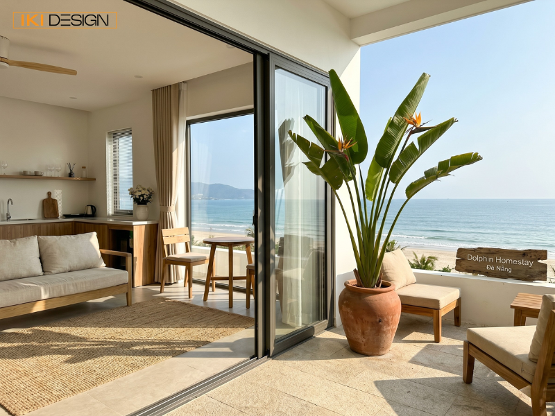 Dolphin Homestay sử dụng vật liệu chịu mặn và cây xanh ven biển, tạo không gian nghỉ dưỡng bền bỉ, thoáng đãng Dolphin Homestay sử dụng vật liệu chịu mặn và cây xanh ven biển, tạo không gian nghỉ dưỡng bền bỉ, thoáng đãng