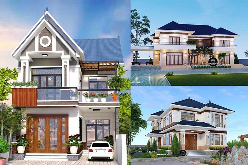 Nhà 2 tầng mái Thái hiện nay đang được nhiều người ưa chuộng Nhà 2 tầng mái Thái hiện nay đang được nhiều người ưa chuộng