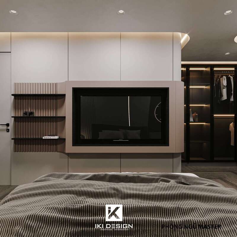 Phòng ngủ chính chung cư Lux Horizon Residence
