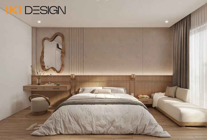 Thiết kế phòng ngủ phong cách Luxury với gạch tường sang trọng Thiết kế phòng ngủ phong cách Luxury với gạch tường sang trọng