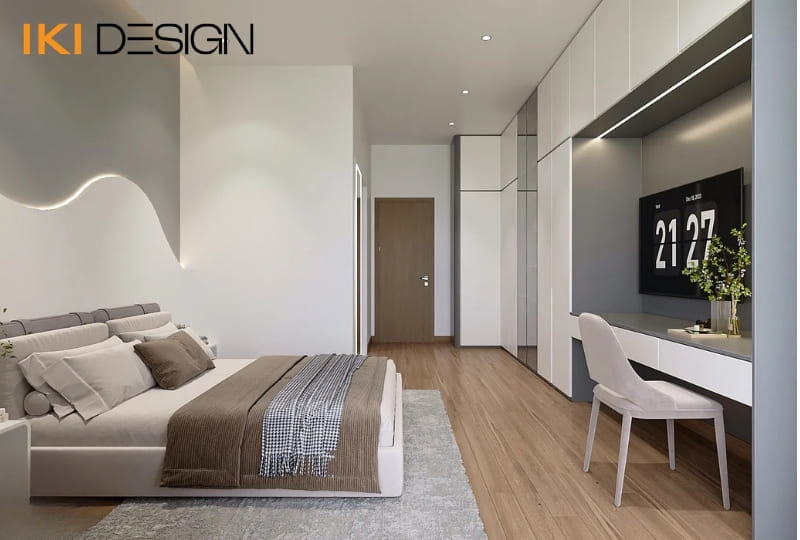 Thiết kế phòng ngủ master nhà phố rộng rãi từ 20m² đến 24m² Thiết kế phòng ngủ master nhà phố rộng rãi từ 20m² đến 24m²